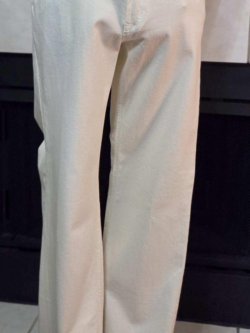 Classic Boot Cut Women's Jeans in Cream